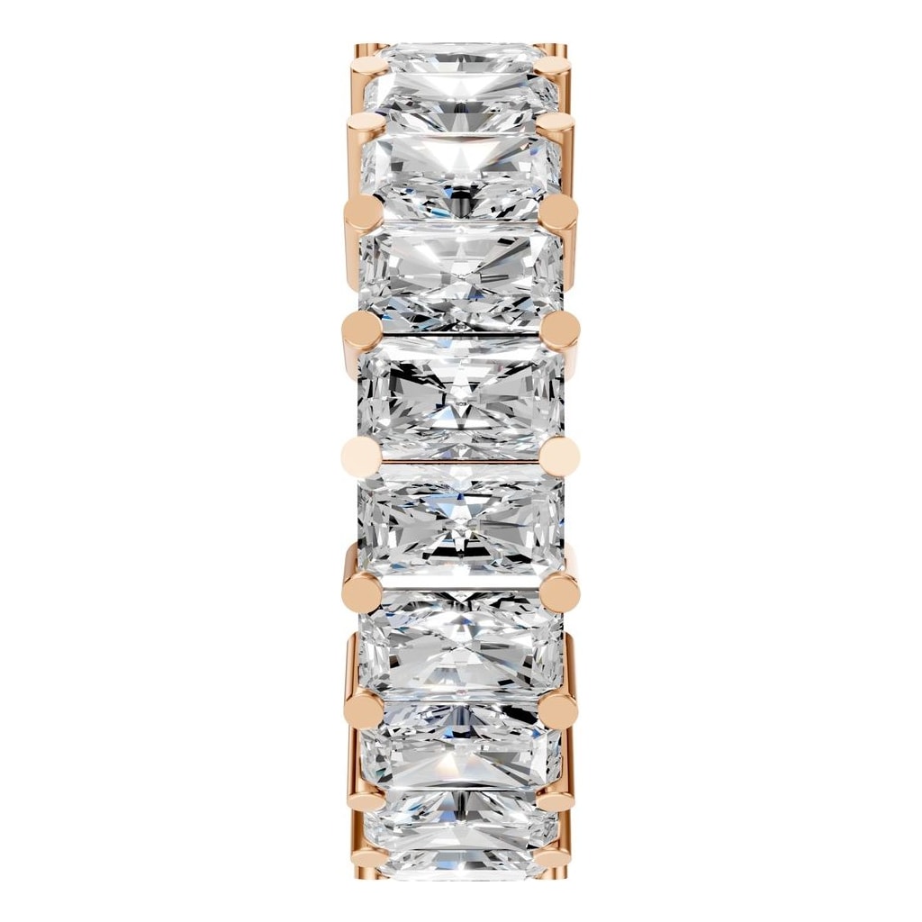 RI-9406 Rose Gold Ring SET - Side View