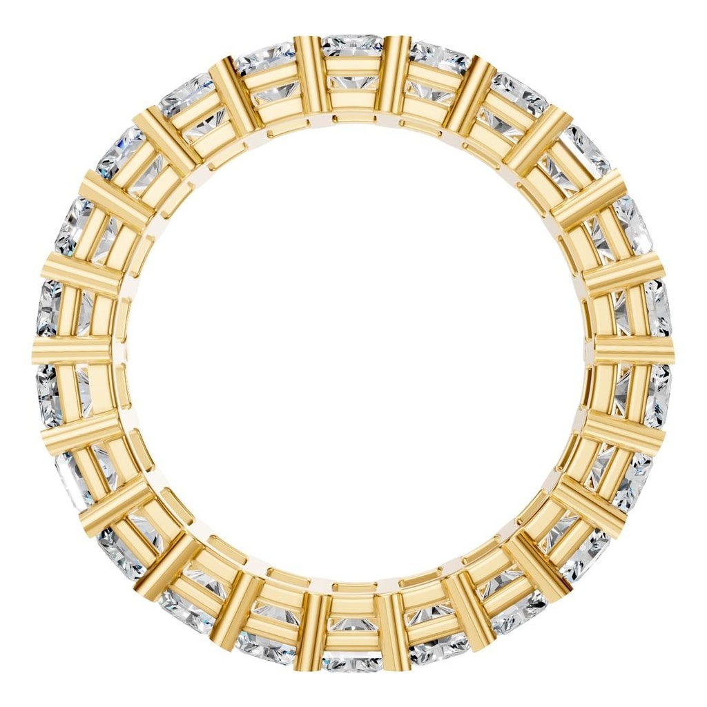RI-9406 Yellow Gold Ring SET - Top View