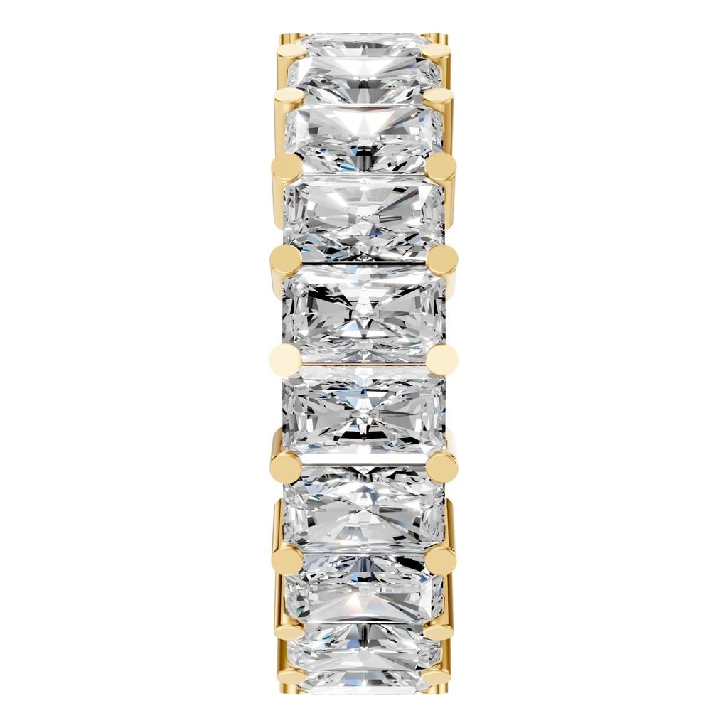 RI-9406 Yellow Gold Ring SET - Side View