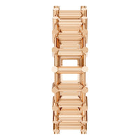 RI-9406 Rose Gold Ring UNSET - Side View