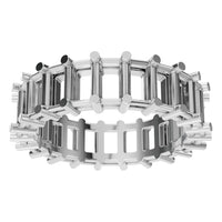 RI-9406 White Gold Ring UNSET - Front View