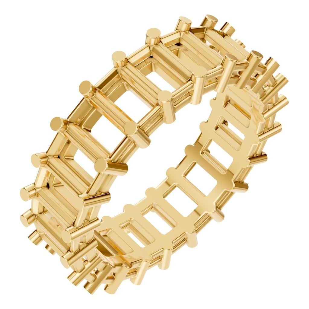 RI-9406 Yellow Gold Ring UNSET - Main View