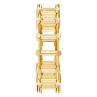 RI-9406 Yellow Gold Ring UNSET - Side View