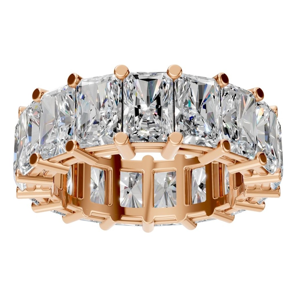 RI-9406 Rose Gold Ring SET - Front View