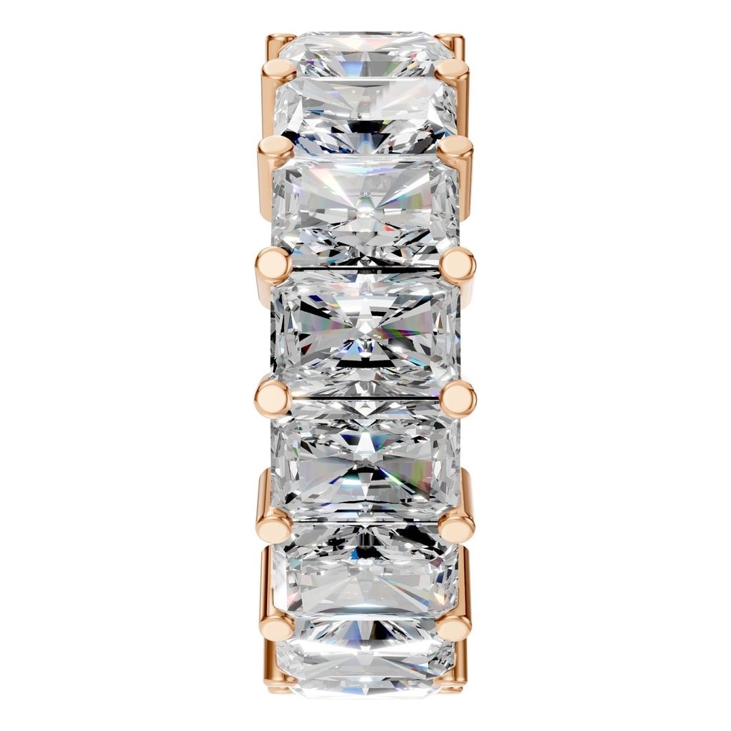 RI-9406 Rose Gold Ring SET - Side View