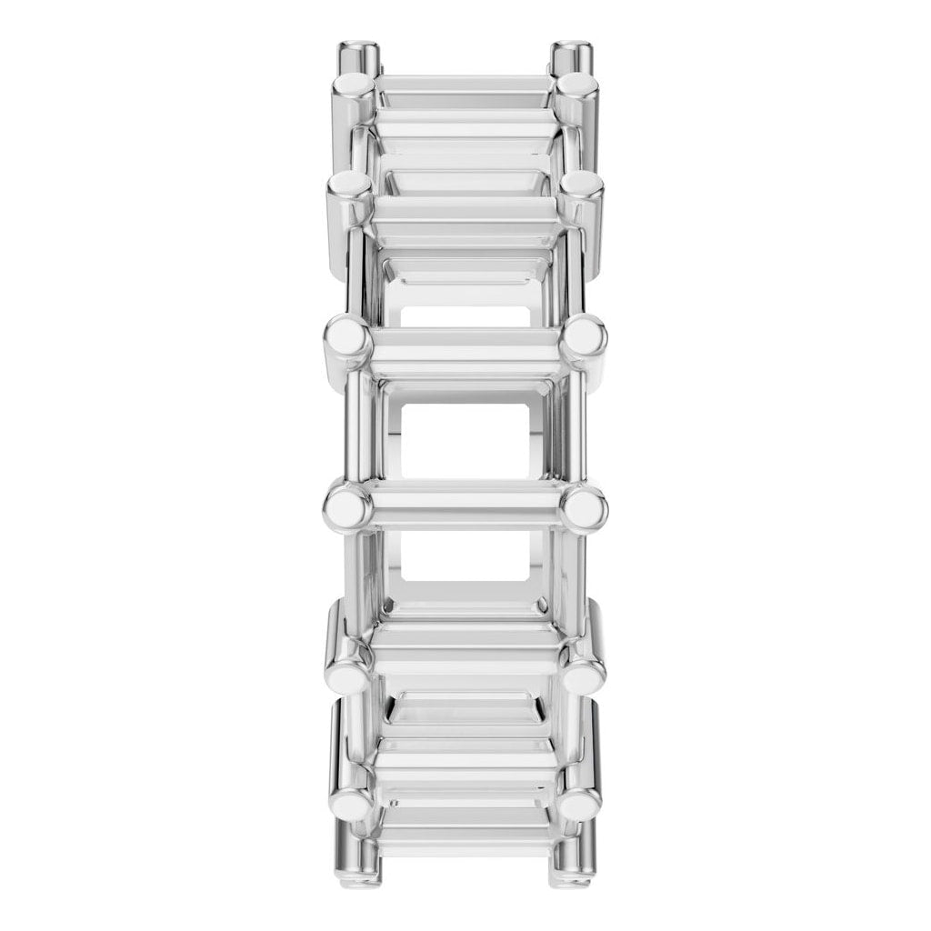 RI-9406 White Gold Ring UNSET - Side View