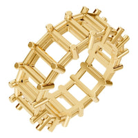 RI-9406 Yellow Gold Ring UNSET - Main View