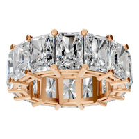 RI-9406 Rose Gold Ring SET - Front View