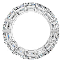 RI-9406 White Gold Ring SET - Top View