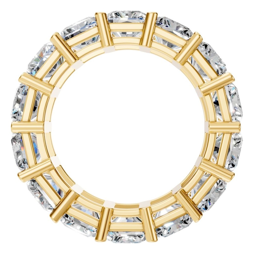 RI-9406 Yellow Gold Ring SET - Top View