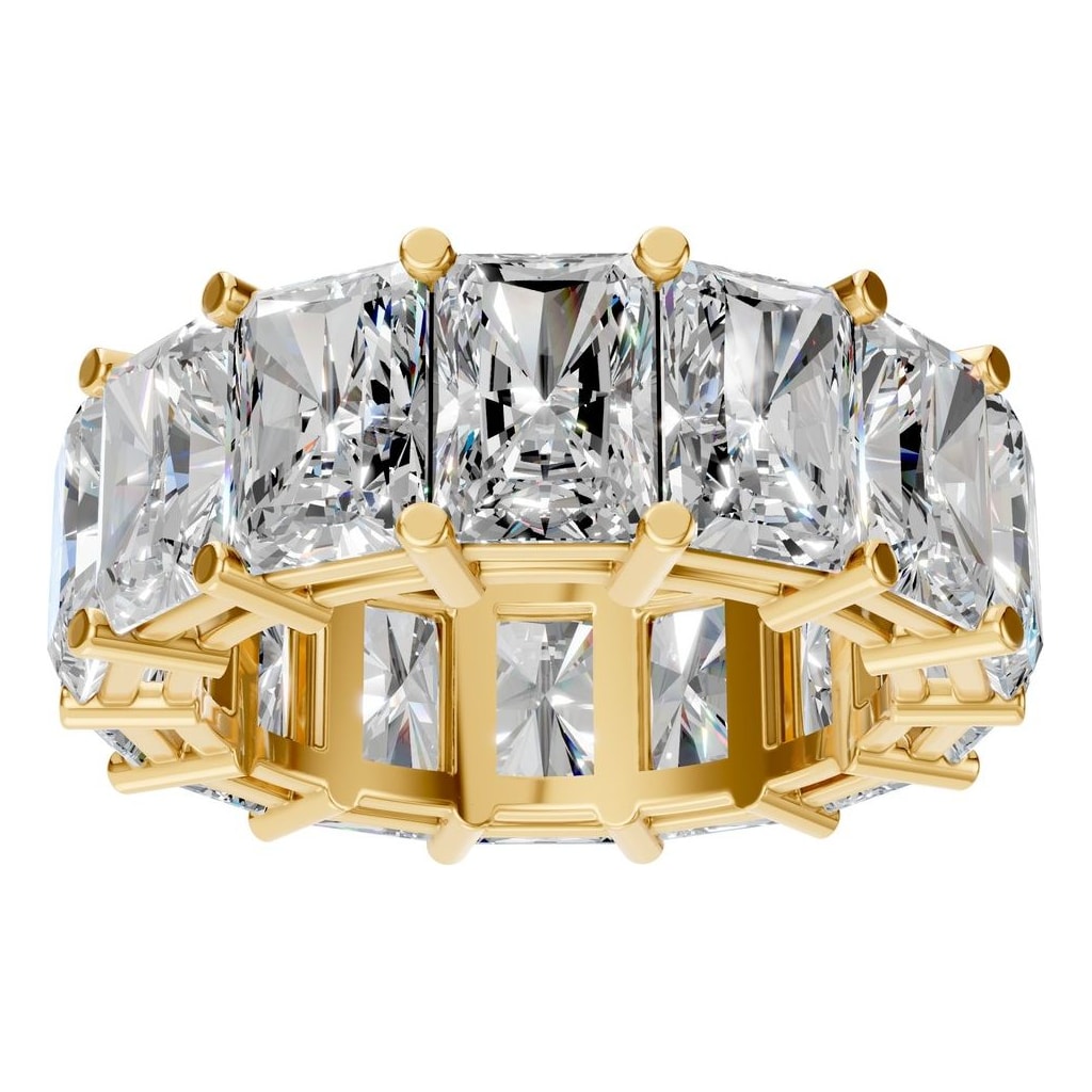 RI-9406 Yellow Gold Ring SET - Front View