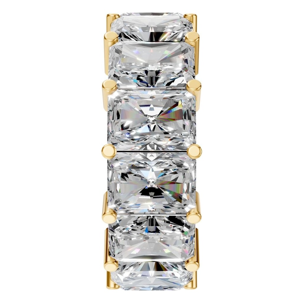 RI-9406 Yellow Gold Ring SET - Side View