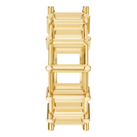 RI-9406 Yellow Gold Ring UNSET - Side View