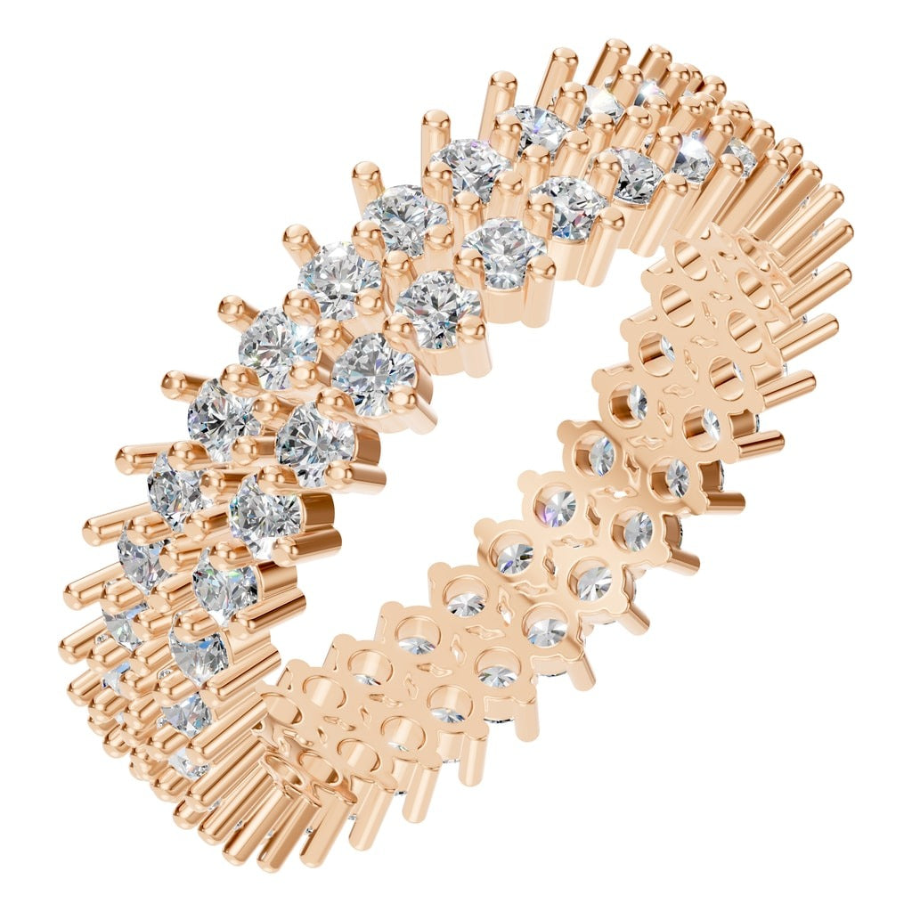 RI-9415 Rose Gold Ring SET - Main View