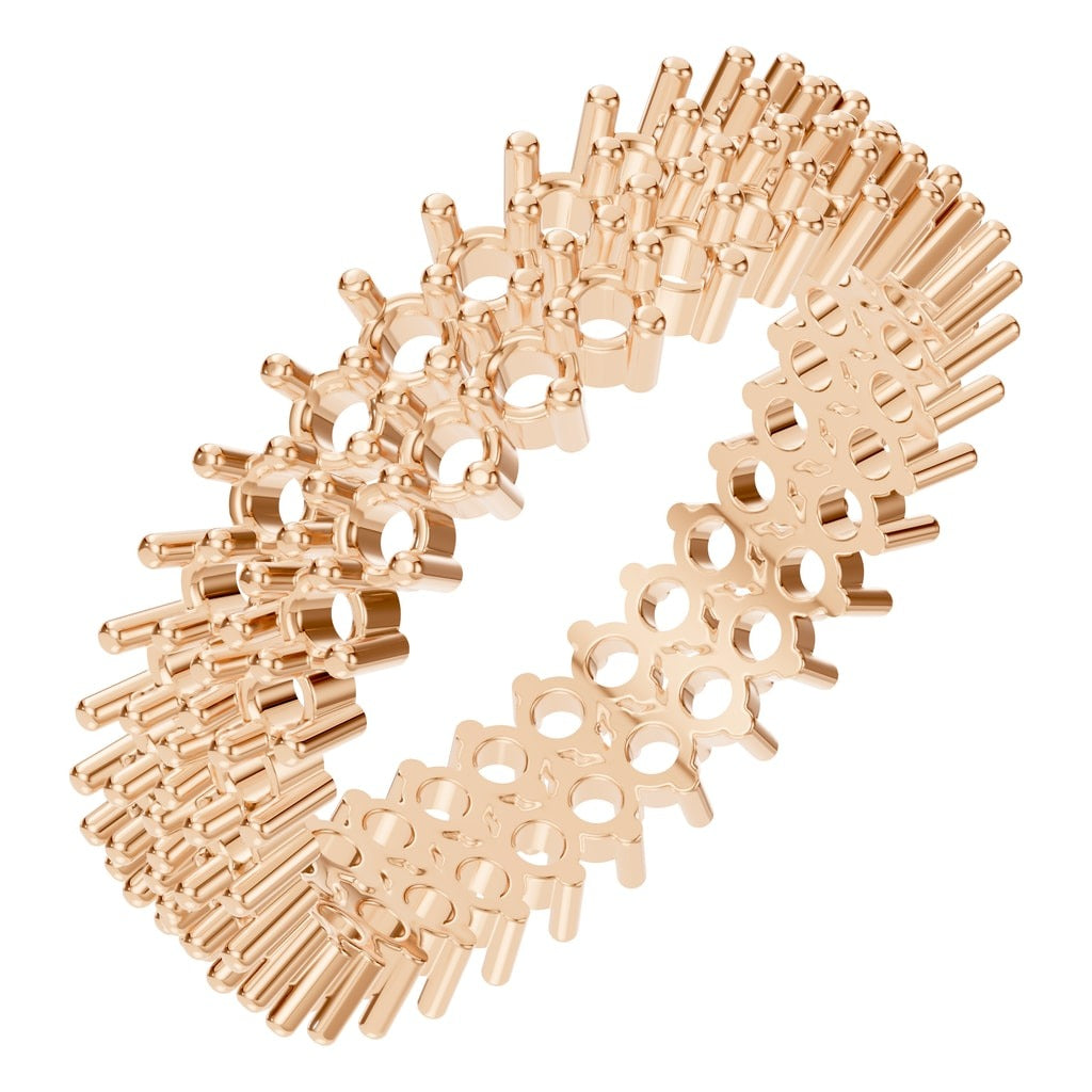 RI-9415 Rose Gold Ring UNSET - Main View