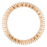 RI-9415 Rose Gold Ring UNSET - Top View