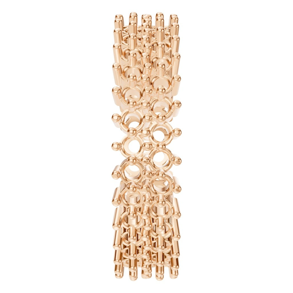 RI-9415 Rose Gold Ring UNSET - Side View