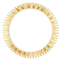 RI-9415 Yellow Gold Ring UNSET - Top View