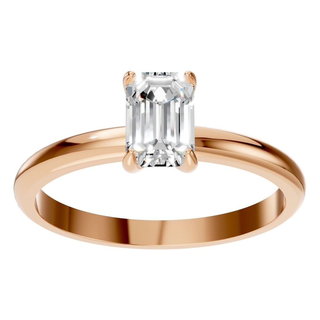 RI-9495 Rose Gold Ring SET - Front View