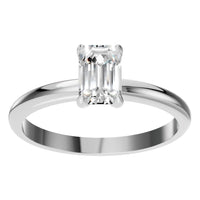 RI-9495 White Gold Ring SET - Front View