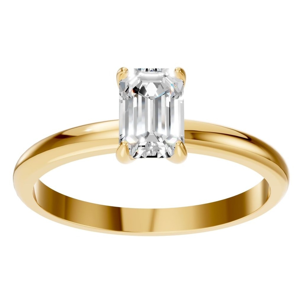 RI-9495 Yellow Gold Ring SET - Front View