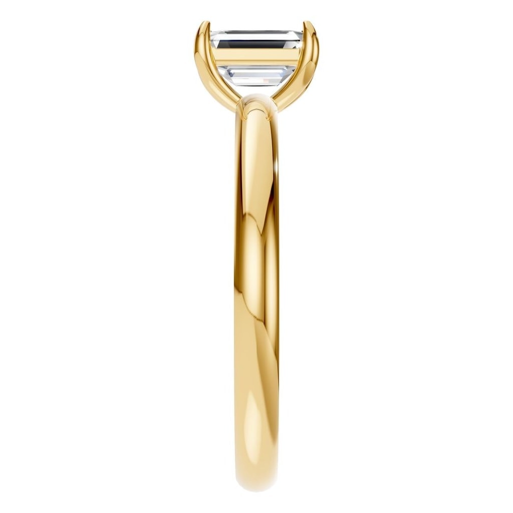 RI-9495 Yellow Gold Ring SET - Side View