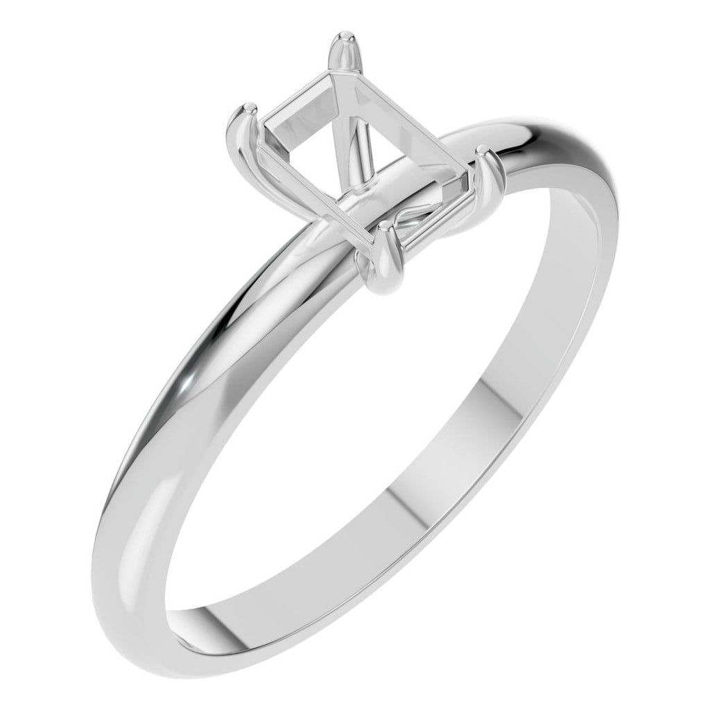 RI-9495 White Gold Ring UNSET - Main View