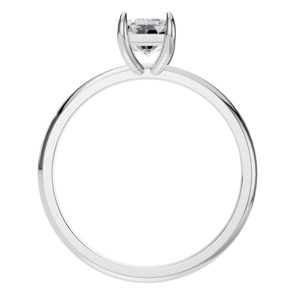 RI-9495 White Gold Ring SET - Top View