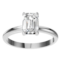 RI-9495 White Gold Ring SET - Front View