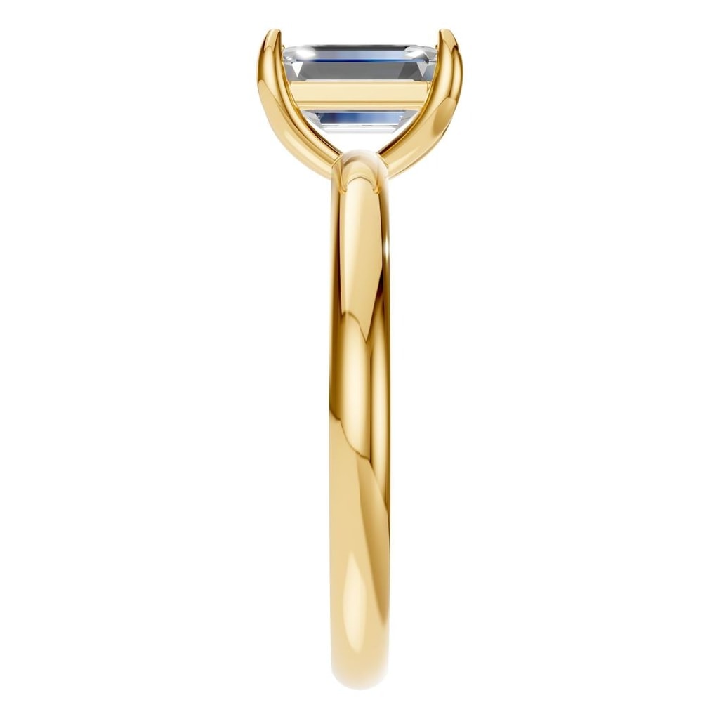 RI-9495 Yellow Gold Ring SET - Side View