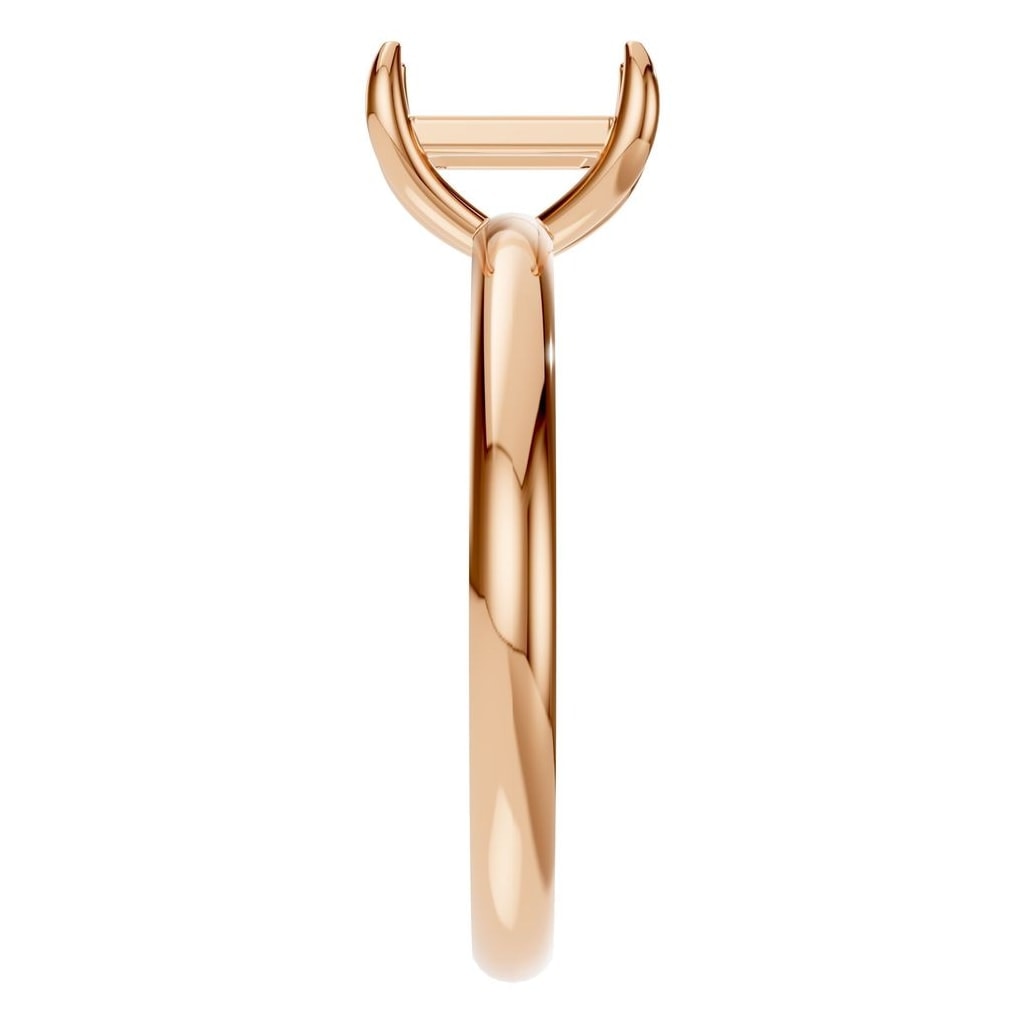 RI-9495 Rose Gold Ring UNSET - Side View