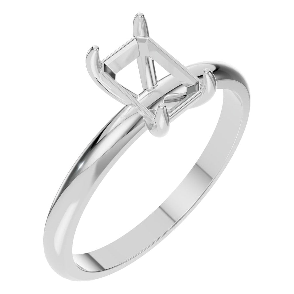 RI-9495 White Gold Ring UNSET - Main View