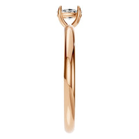 RI-9495 Rose Gold Ring SET - Side View