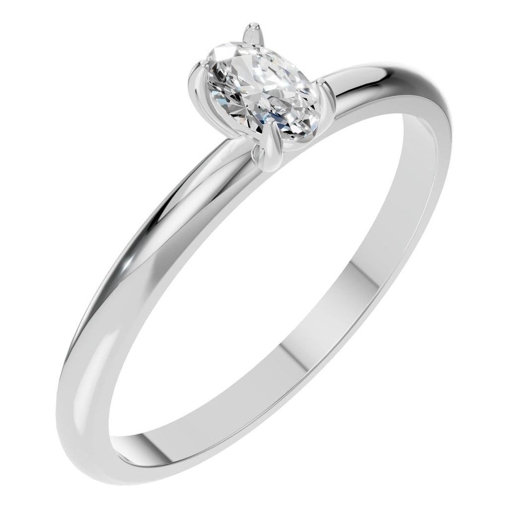 RI-9495 White Gold Ring SET - Main View