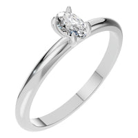 RI-9495 White Gold Ring SET - Main View