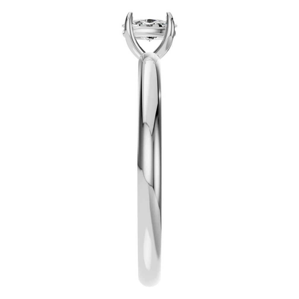 RI-9495 White Gold Ring SET - Side View