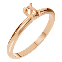 RI-9495 Rose Gold Ring UNSET - Main View