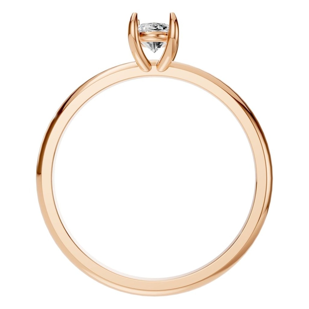 RI-9495 Rose Gold Ring SET - Top View