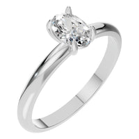 RI-9495 White Gold Ring SET - Main View
