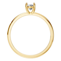 RI-9495 Yellow Gold Ring SET - Top View