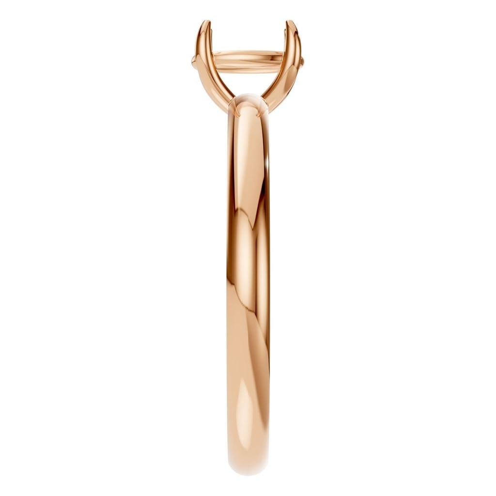 RI-9495 Rose Gold Ring UNSET - Side View