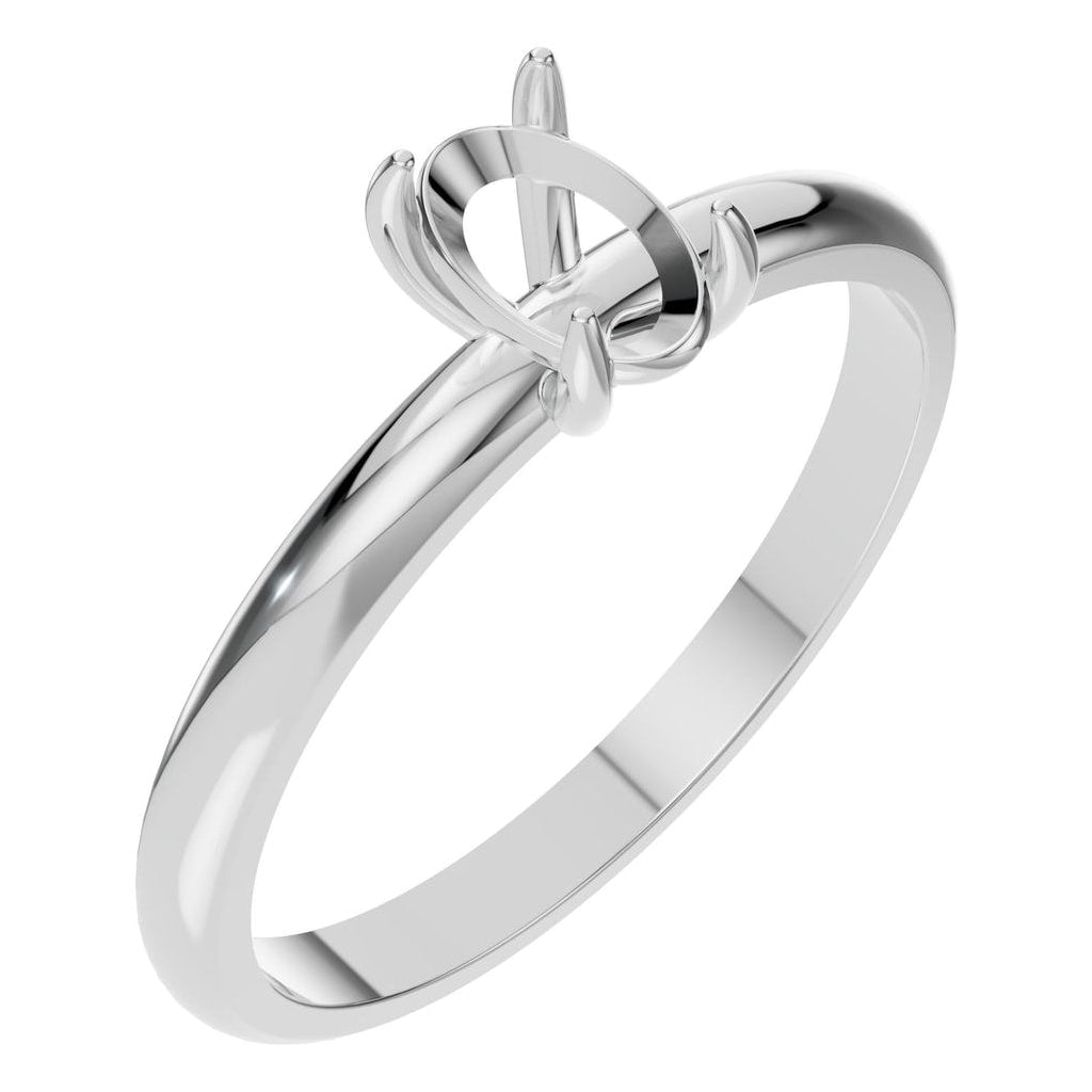 RI-9495 White Gold Ring UNSET - Main View