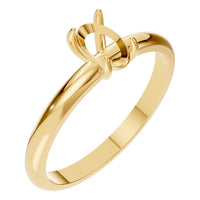 RI-9495 Yellow Gold Ring UNSET - Main View
