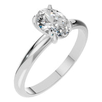RI-9495 White Gold Ring SET - Main View