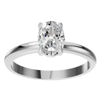 RI-9495 White Gold Ring SET - Front View