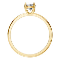 RI-9495 Yellow Gold Ring SET - Top View
