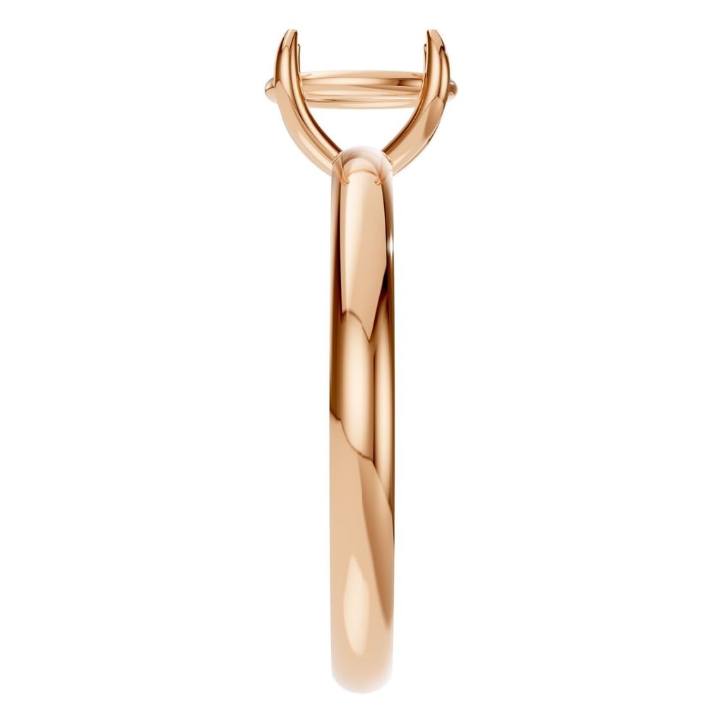 RI-9495 Rose Gold Ring UNSET - Side View