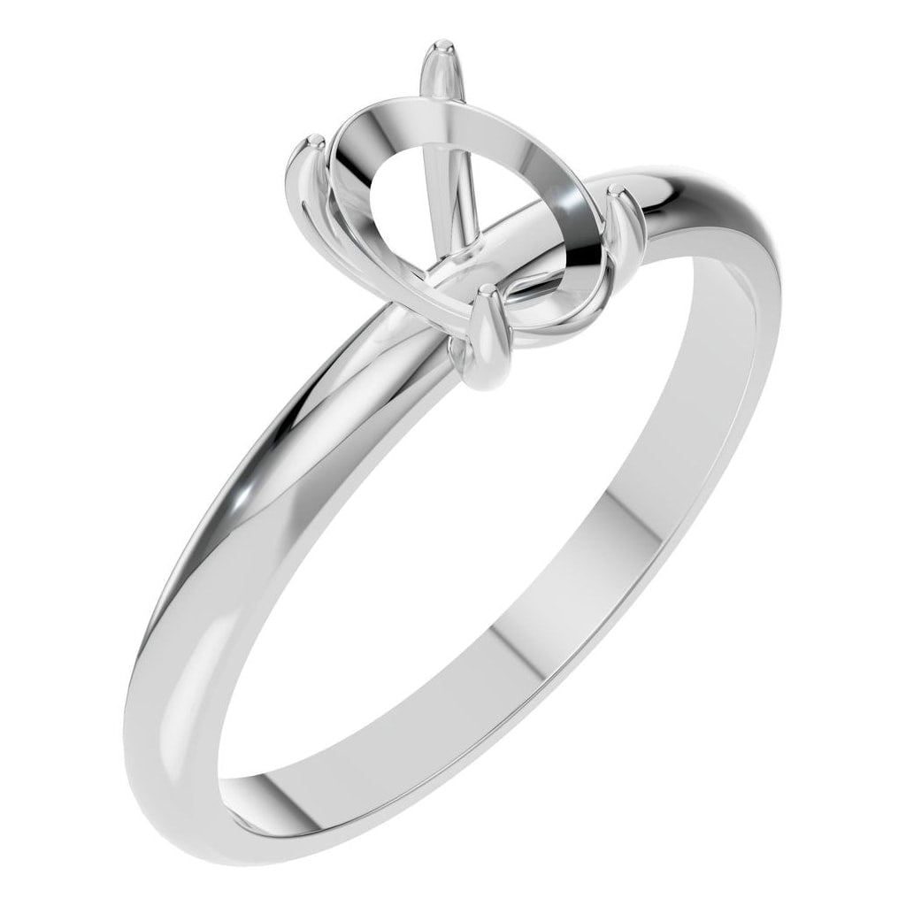 RI-9495 White Gold Ring UNSET - Main View