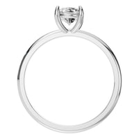 RI-9495 White Gold Ring SET - Top View