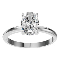 RI-9495 White Gold Ring SET - Front View